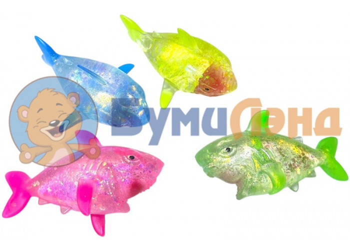 Антистресс гелевый Акула, 12 шт